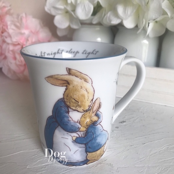 4 Peter Rabbit Spring Garden Porcelain Cups Set - Picture 2 of 7